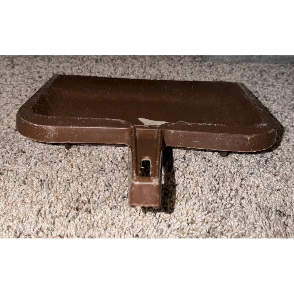 Vintage 1980s Rubbermaid Dust Pan Brown # 2003-54 Heavy Hard Rubber Cottage Core